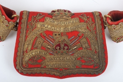 15th Hussars Officers Full Dress Pouch belt & Pouch - 3