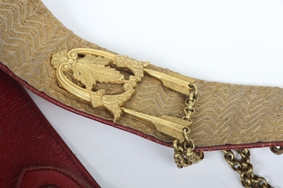 18th Hussars Officers Full Dress Pouch Belt & Pouch - 8
