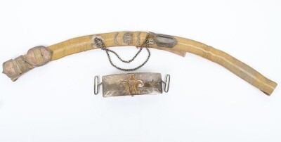 19th Hussars Officers Full Dress Pouch Belt - 2