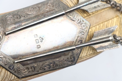 19th Hussars Officers Full Dress Pouch Belt - 6
