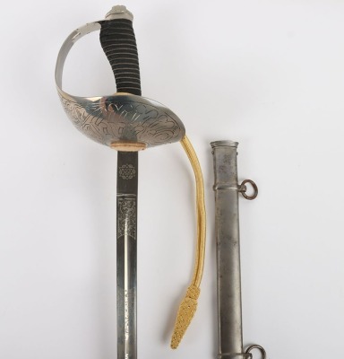 EIIR 1912 Pattern Cavalry Officers Sword of Captain P S Mosse, 14th / 20th Hussars, - 2