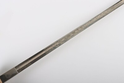 EIIR 1912 Pattern Cavalry Officers Sword of Captain P S Mosse, 14th / 20th Hussars, - 12