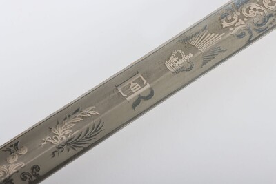 EIIR 1912 Pattern Cavalry Officers Sword of Captain P S Mosse, 14th / 20th Hussars, - 14