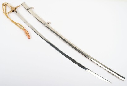 19th / 20th Century Cavalry Officers Levee Pattern Mameluke Dress Sword