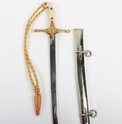 19th / 20th Century Cavalry Officers Levee Pattern Mameluke Dress Sword - 2