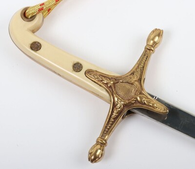 19th / 20th Century Cavalry Officers Levee Pattern Mameluke Dress Sword - 6
