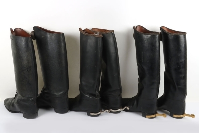 3 Pairs of Hussar Officers Full Dress Hessian Boots - 2