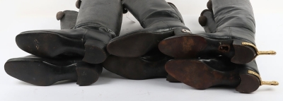 3 Pairs of Hussar Officers Full Dress Hessian Boots - 3