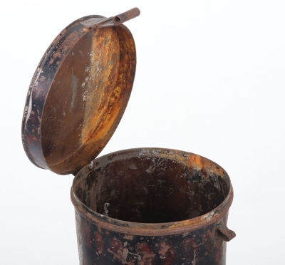 5th Royal Irish Lancers Officers Lance Cap Plume Tin - 2