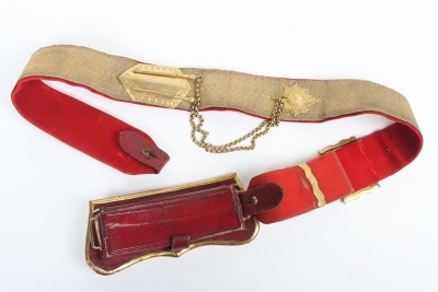 9th Queens Royal Lancers Officers Full Dress Pouch Belt - 5