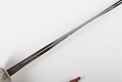 George V 16th (The Queens) Lancers 1912 Pattern Officers Sword - 8