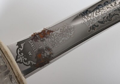 George V 16th (The Queens) Lancers 1912 Pattern Officers Sword - 9