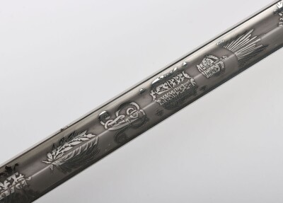 George V 16th (The Queens) Lancers 1912 Pattern Officers Sword - 10