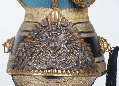 21st Empress of India Lancers Officers Full Dress Lance Cap - 7