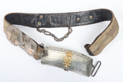 21st Empress of India Lancers Officers Full Dress Pouch Belt