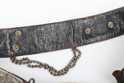 21st Empress of India Lancers Officers Full Dress Pouch Belt - 4