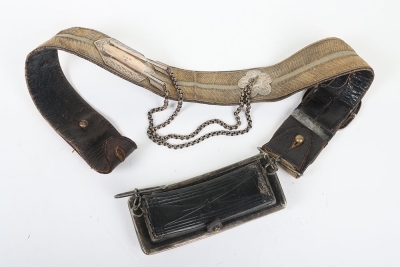 21st Empress of India Lancers Officers Full Dress Pouch Belt - 5