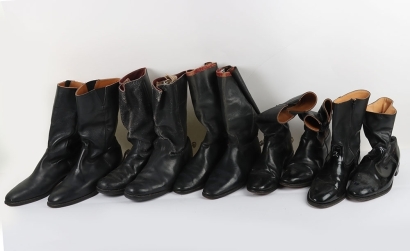 5 Pairs of Cavalry Mess and Riding Boots