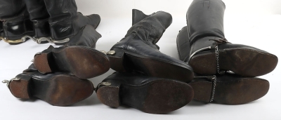 5 Pairs of Cavalry Mess and Riding Boots - 5
