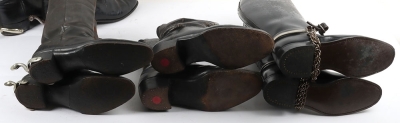 5 Pairs of Cavalry Mess and Riding Boots - 5