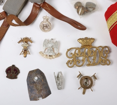 Assorted Cavalry Badges and Helmet Parts - 4