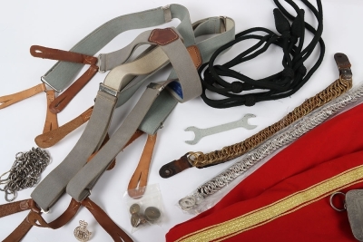 Assorted Cavalry Badges and Helmet Parts - 5