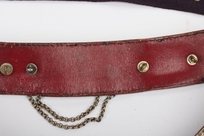 Royal Berkshire Yeomanry Officers Pouch Belt & Waist Belt - 9