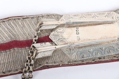 Royal Berkshire Yeomanry Officers Pouch Belt & Waist Belt - 15