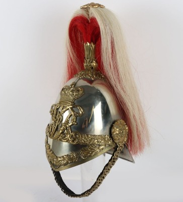 Derbyshire Yeomanry Officers Full Dress Helmet - 5