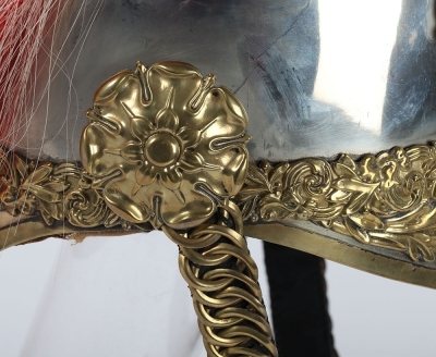 Derbyshire Yeomanry Officers Full Dress Helmet - 7