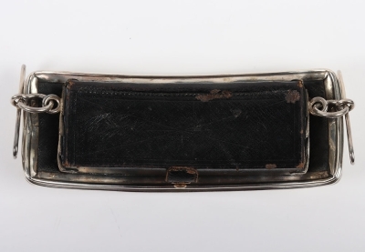 Derbyshire Yeomanry Officers Full Dress Pouch Belt. - 12