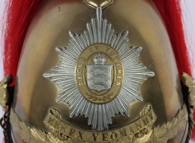 Essex Yeomanry Officers 1871 Pattern Full Dress Helmet - 2