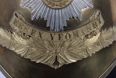 Essex Yeomanry Officers 1871 Pattern Full Dress Helmet - 3