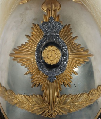 Hampshire Yeomanry Officers Full Dress Helmet. - 2