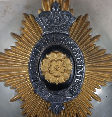 Hampshire Yeomanry Officers Full Dress Helmet. - 3