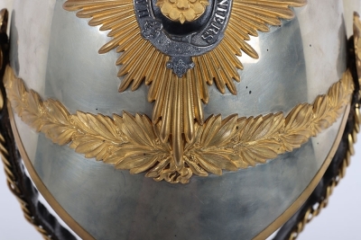 Hampshire Yeomanry Officers Full Dress Helmet. - 4
