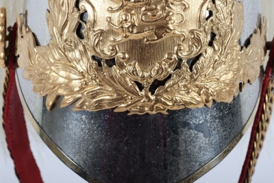Duke of Lancasters Yeomanry Officers Helmet. - 3