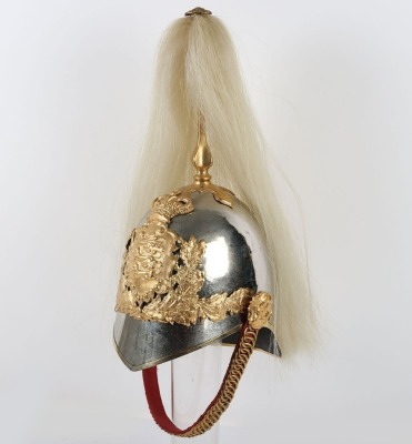 Duke of Lancasters Yeomanry Officers Helmet. - 4
