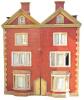 ‘Glebe House’ a large and impressive painted wooden dolls house with contents, English, mid nineteenth century,