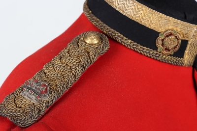 Duke of Lancaster's Yeomanry Officers Full Dress Tunic, Belts & Trousers. - 3