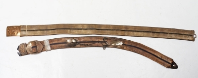 Duke of Lancaster's Yeomanry Officers Full Dress Tunic, Belts & Trousers. - 7