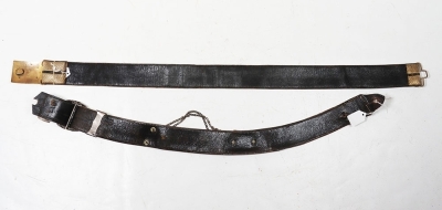 Duke of Lancaster's Yeomanry Officers Full Dress Tunic, Belts & Trousers. - 8