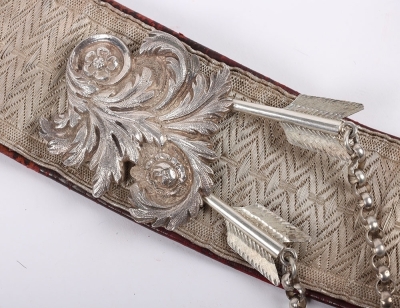 Lancashire Hussars Yeomanry Officers Pouch belt & Pouch - 3