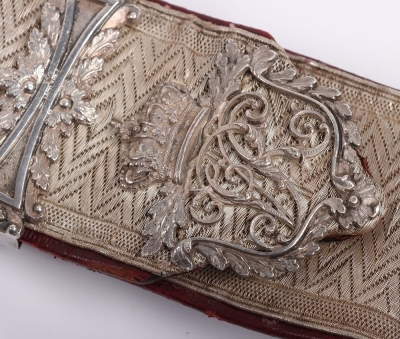 Lancashire Hussars Yeomanry Officers Pouch belt & Pouch - 5