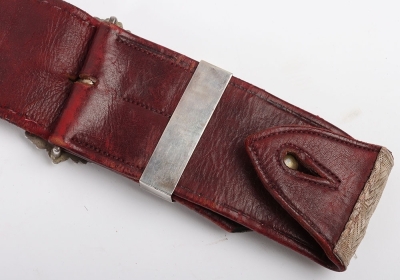 Lancashire Hussars Yeomanry Officers Pouch belt & Pouch - 7