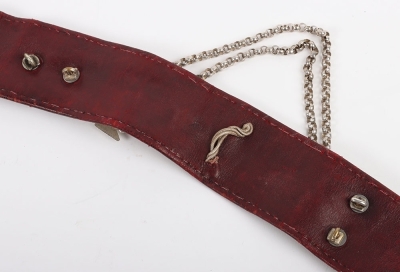 Lancashire Hussars Yeomanry Officers Pouch belt & Pouch - 8