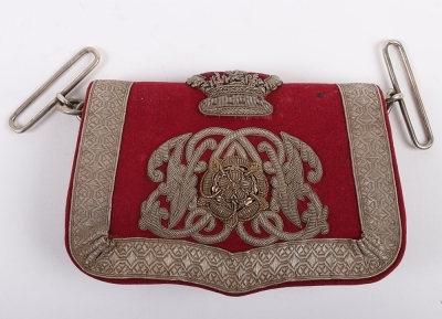 Lancashire Hussars Yeomanry Officers Pouch belt & Pouch - 11