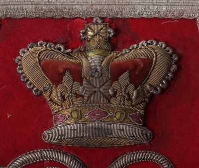 Leicestershire Yeomanry Cavalry Full Dress Sabretache, - 2