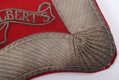 Leicestershire Yeomanry Cavalry Full Dress Sabretache, - 5