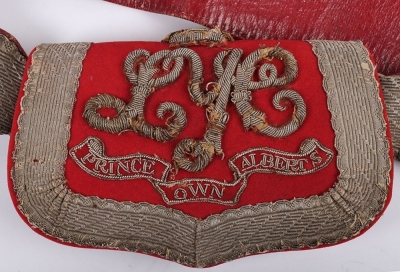 Leicestershire Yeomanry 1845-70 Officers Full Dress Pouch & Pouch Belts. - 2